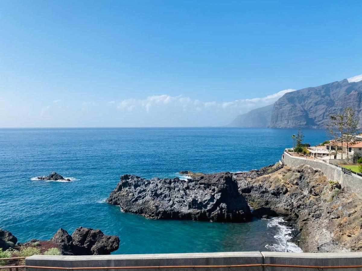 Beautiful,Boho,Sea View Los Gigantes Apartment Puerto de Santiago  Buitenkant foto